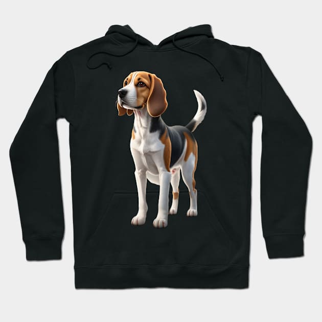 Beagle Dog Hoodie by Moulezitouna